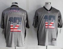 Nike Baltimore Ravens -12 Jacoby Jones Grey NFL Elite USA Flag Fashion jersey