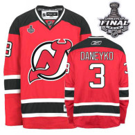 New Jersey Devils -3 Ken Daneyko 2012 Stanley Cup Finals Red Stitched NHL Jersey