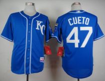 Kansas City Royals -47 Johnny Cueto Light Blue Alternate 2 Cool Base Stitched MLB Jersey