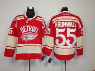 Detroit Red Wings -55 Niklas Kronwall Red 2014 Winter Classic Stitched NHL Jersey