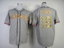 San Francisco Giants #18 Matt Cain Grey USMC Cool Base Stitched MLB Jersey
