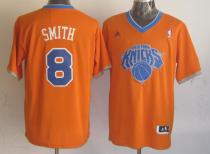New York Knicks -8 JR Smith Orange 2013 Christmas Day Swingman Stitched NBA Jersey