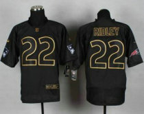 Nike New England Patriots -22 Stevan Ridley Black Gold No Fashion NFL Elite Jersey