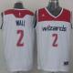 Washington Wizards -2 John Wall White 2012 Revolution 30 Stitched NBA Jersey