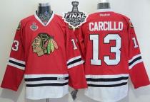 Chicago Blackhawks -13 Daniel Carcillo Red 2015 Stanley Cup Stitched NHL Jersey