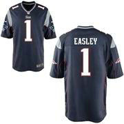 2014 NFL Draft New England Patriots -1 Dominique Easley Navy Blue Game Jersey