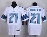 Nike Detroit Lions #21 Ameer Abdullah White Men's Stitched NFL Elite Jersey