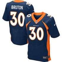 Nike Denver Broncos #30 David Bruton Navy Blue Alternate Men's Stitched NFL New Elite Jersey
