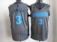 Denver Nuggets -3 Ty Lawson Grey Static Fashion Stitched NBA Jersey