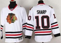 Chicago Blackhawks -10 Patrick Sharp Stitched White NHL Jersey