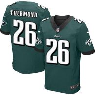 Nike Philadelphia Eagles #26 Walter Thurmond Midnight Green Team Color Men's Stitched NFL New Elite