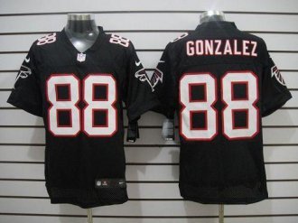 Nike Falcons 88 Tony Gonzalez Black Alternate Stitched NFL Elite Jersey