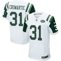 Nike New York Jets -31 Antonio Cromartie White Men's Stitched NFL Elite Jersey