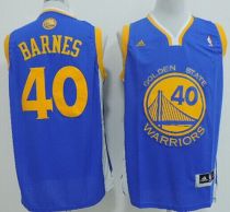 Revolution 30 Golden State Warriors -40 Harrison Barnes Blue Stitched NBA Jersey