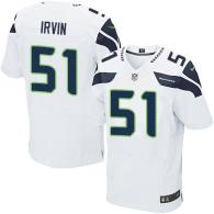 Nike Seattle Seahawks #51 Bruce Irvin White Men‘s Stitched NFL Elite Jersey