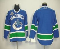 Vancouver Canucks 2011 Stanley Cup Finals Blank Blue Stitched NHL Jersey