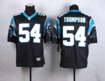Nike Carolina Panthers -54 Shaq Thompson Black Team Color Stitched NFL Elite jersey