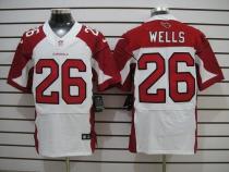 Nike Cardinals -26 Chris Wells White Men's Stitched NFL Elite Jersey