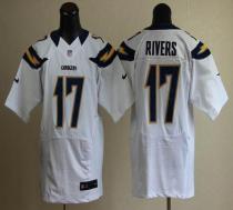 Nike San Diego Chargers #17 Philip Rivers White Men’s Stitched NFL Elite Jersey