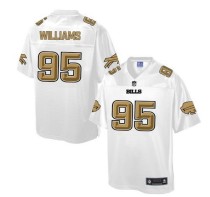 Nike Buffalo Bills -95 Kyle Williams White NFL Pro Line Fashion Game Jersey