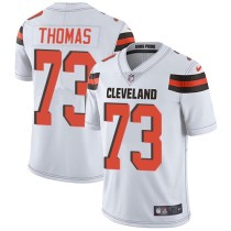 Nike Browns -73 Joe Thomas White Stitched NFL Vapor Untouchable Limited Jersey