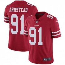 Nike 49ers -91 Arik Armstead Red Team Color Stitched NFL Vapor Untouchable Limited Jersey