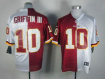 Nike Redskins -10 Robert Griffin III Burgundy Red White Stitched NFL Elite Split Jersey