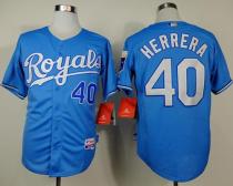 Kansas City Royals -40 Kelvin Herrera Light Blue Alternate Cool Base Stitched MLB Jersey