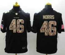 Nike Washington Redskins -46 Alfred Morris Black NFL Limited Salute to Service jersey
