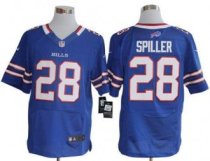 Nike Bills -28 CJ Spiller Royal Blue Team Color Stitched NFL Elite Jersey