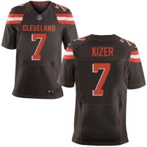 Nike Browns -7 DeShone Kizer Brown Team Color Stitched NFL New Elite Jersey