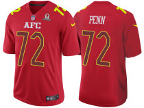 2017 PRO BOWL AFC DONALD PENN RED GAME JERSEY