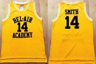 Bel-Air Academy -14 Smith Gold Stitched Basketball Jersey