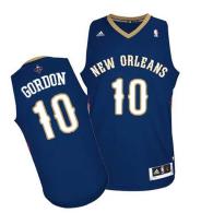 Revolution 30 New Orleans Pelicans -10 Eric Gordon Navy Stitched NBA Jersey