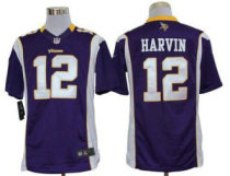 Nike Vikings -12 Percy Harvin Purple Team Color Stitched NFL Limited Jersey