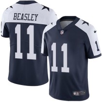 Nike Cowboys -11 Cole Beasley Navy Blue Thanksgiving Stitched NFL Vapor Untouchable Limited Throwbac