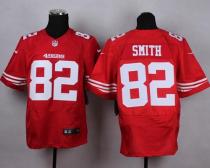 Nike San Francisco 49ers #82 Torrey Smith Red Team Color Men‘s Stitched NFL Elite Jersey