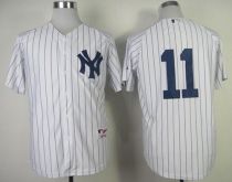 New York Yankees -11 Brett Gardner White Stitched MLB Jersey