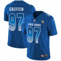 Nike Vikings -97 Everson Griffen Royal Stitched NFL Limited NFC 2018 Pro Bowl Jersey