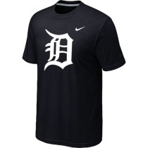 MLB Detroit Tigers Heathered Black Nike Blended T-Shirt