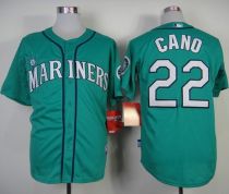 Seattle Mariners #22 Robinson Cano Green Alternate Cool Base Stitched MLB Jersey