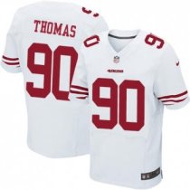 Nike 49ers -90 Solomon Thomas White Stitched NFL Elite Jersey