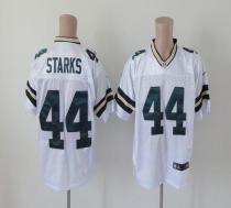 Nike Green Bay Packers #44 James Starks White Men's Stitched NFL Elite Jersey