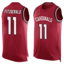 Nike Arizona Cardinals -11 Larry Fitzgerald Red Team Color Stitched NFL Limited Tank Top Jersey