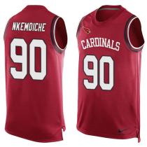 Nike Cardinals -90 Robert Nkemdiche Red Team Color Stitched NFL Limited Tank Top Jersey
