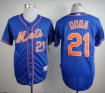 New York Mets -21 Lucas Duda Blue Alternate Home Cool Base Stitched MLB Jersey