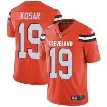 Nike Browns -19 Bernie Kosar Orange Alternate Stitched NFL Vapor Untouchable Limited Jersey
