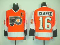Philadelphia Flyers -16 Clarke Orange CCM Throwback Stitched NHL Jersey