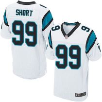 Nike Panthers -99 Kawann Short White Men's Stitched NFL Elite Jersey
