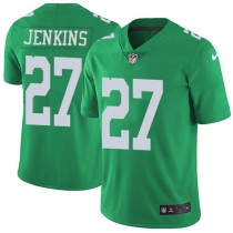 Nike Eagles -27 Malcolm Jenkins Green Stitched NFL Limited Rush Jersey